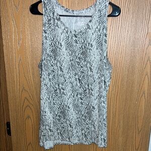 Dressy Snakeskin Tank Top